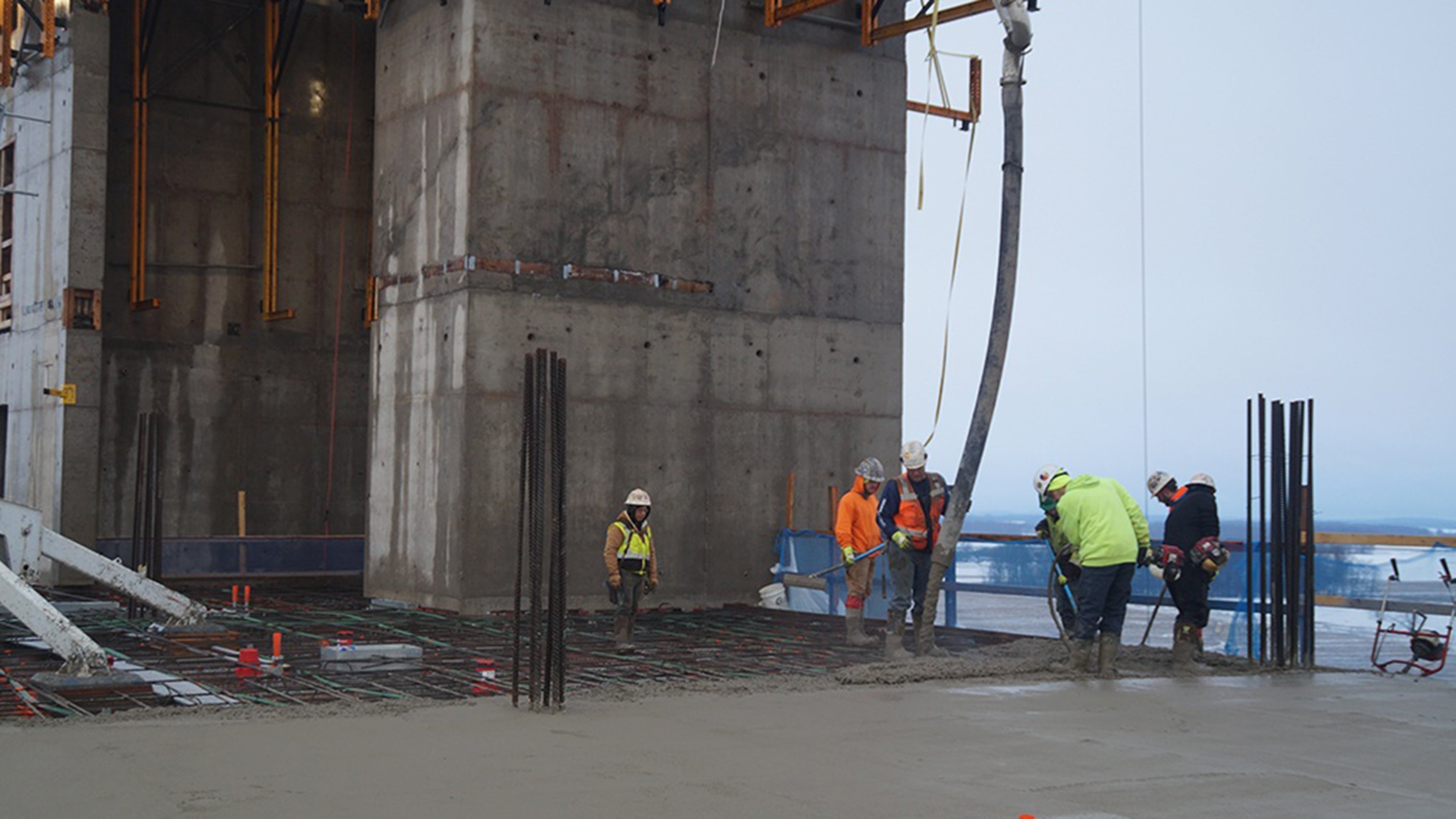 Gun Lake Casino Hotel construction progress